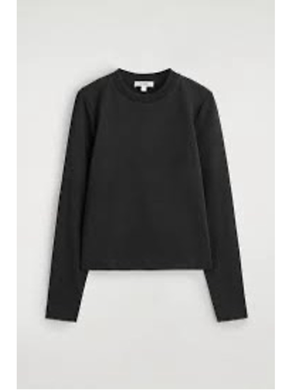 COS Black Long Sleeve Crewneck T-Shirt Womens Size XS